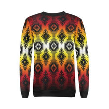 Load image into Gallery viewer, Gathering Fire All Over Print Crewneck Sweatshirt for Women (Model H18) Crewneck Sweatshirt for Women (H18) e-joyer 
