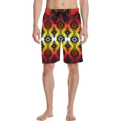 Gathering Fire Men's All Over Print Casual Shorts (Model L23) Men's Casual Shorts (L23) e-joyer 