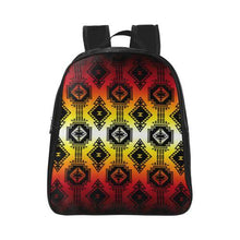 Load image into Gallery viewer, Gathering Fire School Backpack (Model 1601)(Small) School Backpacks/Small (1601) e-joyer 
