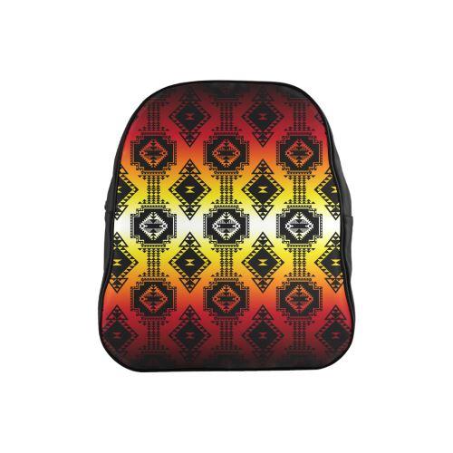 Gathering Fire School Backpack (Model 1601)(Small) School Backpacks/Small (1601) e-joyer 