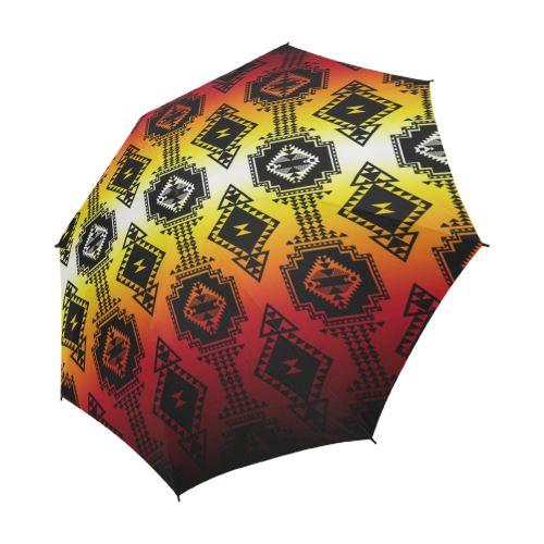 Gathering Fire Semi-Automatic Foldable Umbrella Semi-Automatic Foldable Umbrella e-joyer 