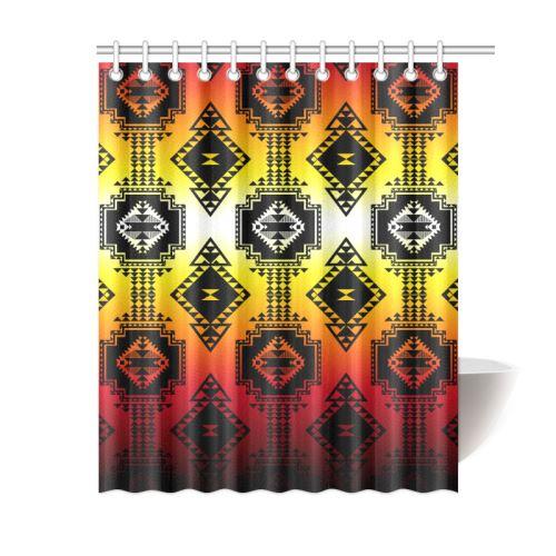 Gathering Fire Shower Curtain 60"x72" Shower Curtain 60"x72" e-joyer 