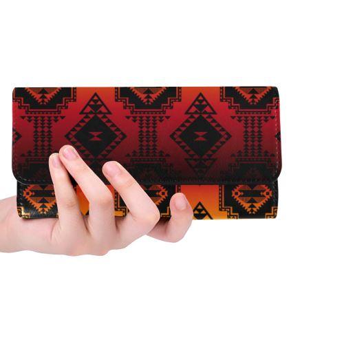 Gathering Fire Women's Trifold Wallet (Model 1675) Women's Trifold Wallet e-joyer 