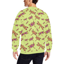 Load image into Gallery viewer, Gathering Lime All Over Print Crewneck Sweatshirt for Men (Model H18) shirt e-joyer 
