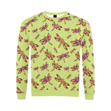 Load image into Gallery viewer, Gathering Lime All Over Print Crewneck Sweatshirt for Men (Model H18) shirt e-joyer 
