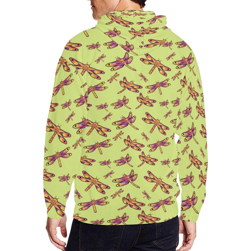 Gathering Lime All Over Print Full Zip Hoodie for Men (Model H14) All Over Print Full Zip Hoodie for Men (H14) e-joyer 