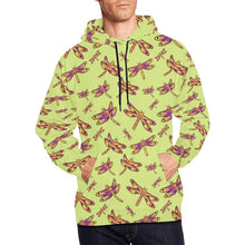 Load image into Gallery viewer, Gathering Lime All Over Print Hoodie for Men (USA Size) (Model H13) All Over Print Hoodie for Men (H13) e-joyer 

