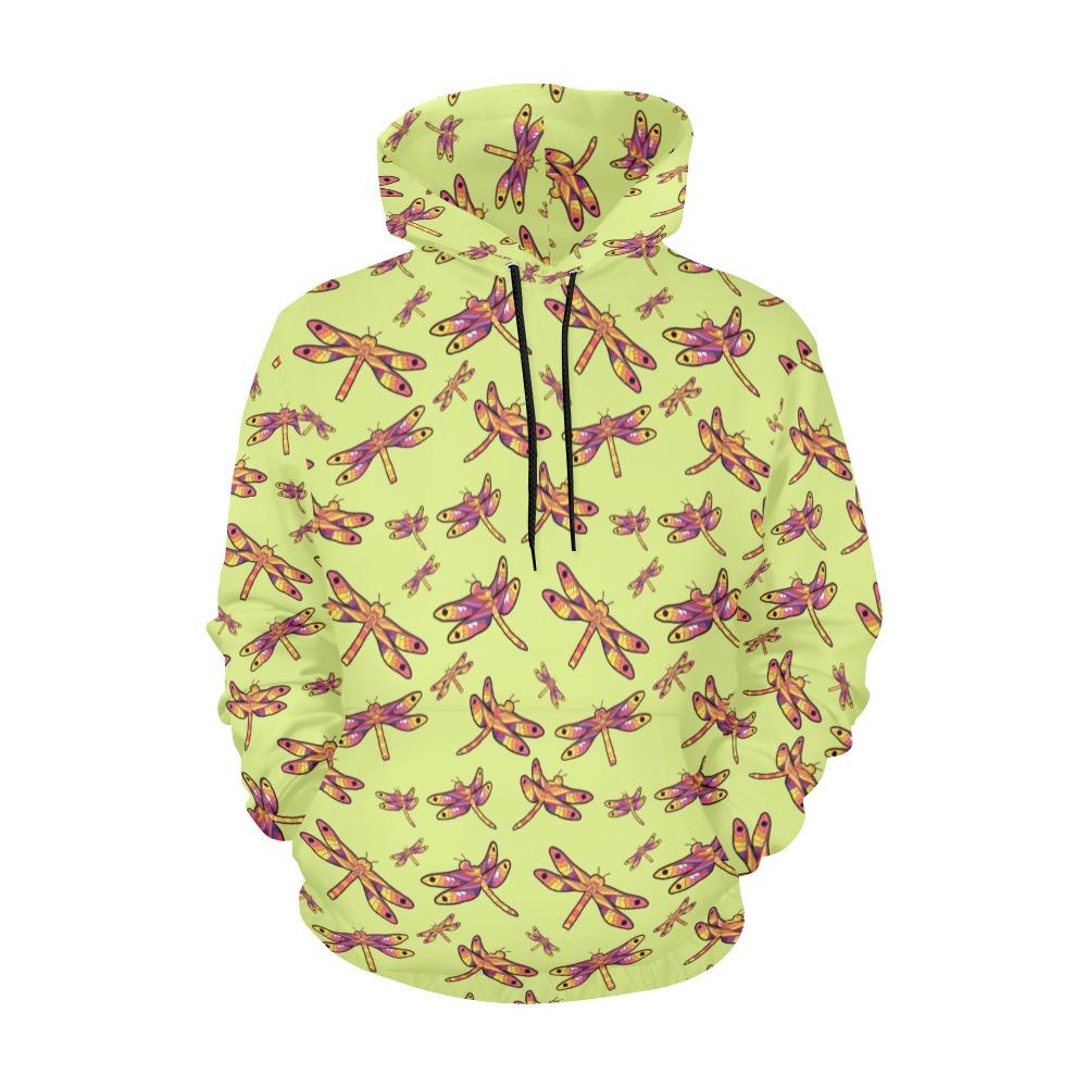Gathering Lime All Over Print Hoodie for Women (USA Size) (Model H13) All Over Print Hoodie for Women (H13) e-joyer 