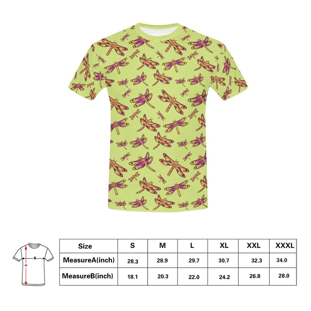 Gathering Lime All Over Print T-Shirt for Men (USA Size) (Model T40) All Over Print T-Shirt for Men (T40) e-joyer 