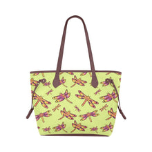 Load image into Gallery viewer, Gathering Lime Clover Canvas Tote Bag (Model 1661) Clover Canvas Tote Bag (1661) e-joyer 
