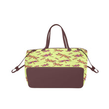 Load image into Gallery viewer, Gathering Lime Clover Canvas Tote Bag (Model 1661) Clover Canvas Tote Bag (1661) e-joyer 
