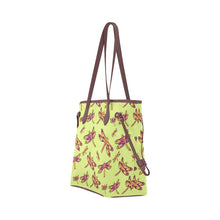 Load image into Gallery viewer, Gathering Lime Clover Canvas Tote Bag (Model 1661) Clover Canvas Tote Bag (1661) e-joyer 
