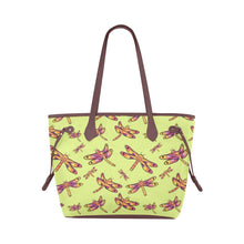 Load image into Gallery viewer, Gathering Lime Clover Canvas Tote Bag (Model 1661) Clover Canvas Tote Bag (1661) e-joyer 
