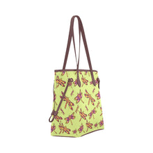 Load image into Gallery viewer, Gathering Lime Clover Canvas Tote Bag (Model 1661) Clover Canvas Tote Bag (1661) e-joyer 
