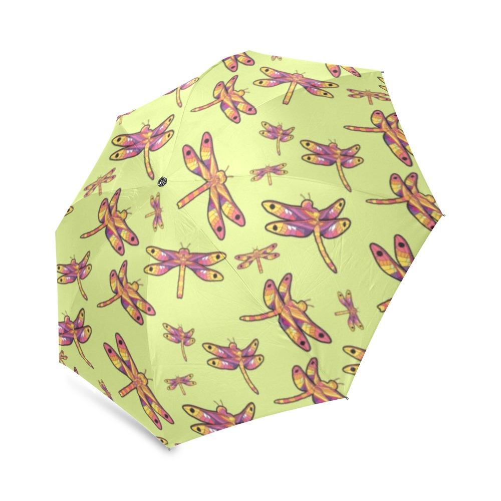 Gathering Lime Foldable Umbrella (Model U01) Foldable Umbrella e-joyer 