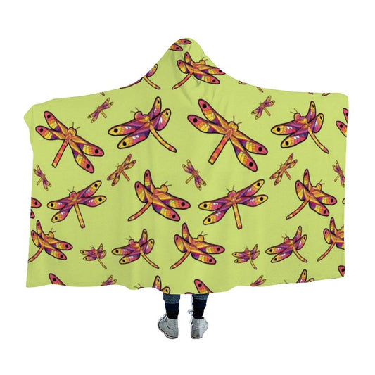 Gathering Lime Hooded Blanket blanket 49 Dzine 