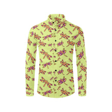 Load image into Gallery viewer, Gathering Lime Men&#39;s All Over Print Casual Dress Shirt (Model T61) Men&#39;s Dress Shirt (T61) e-joyer 
