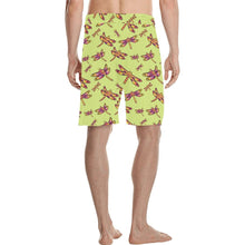 Load image into Gallery viewer, Gathering Lime Men&#39;s All Over Print Casual Shorts (Model L23) Men&#39;s Casual Shorts (L23) e-joyer 
