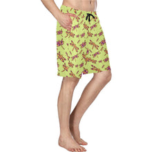 Load image into Gallery viewer, Gathering Lime Men&#39;s All Over Print Casual Shorts (Model L23) Men&#39;s Casual Shorts (L23) e-joyer 
