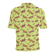 Load image into Gallery viewer, Gathering Lime Men&#39;s All Over Print Polo Shirt (Model T55) Men&#39;s Polo Shirt (Model T55) e-joyer 
