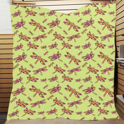 Gathering Lime Quilt 70