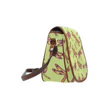 Load image into Gallery viewer, Gathering Lime Saddle Bag/Large (Model 1649) Saddle Bag/Large e-joyer 
