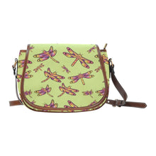 Load image into Gallery viewer, Gathering Lime Saddle Bag/Large (Model 1649) Saddle Bag/Large e-joyer 
