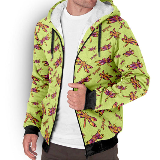 Gathering Lime Sherpa Hoodie hoodie Herman 