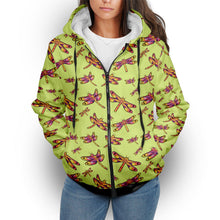 Load image into Gallery viewer, Gathering Lime Sherpa Hoodie hoodie Herman 
