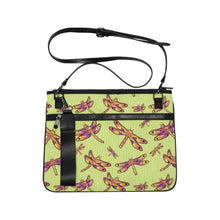 Load image into Gallery viewer, Gathering Lime Slim Clutch Bag (Model 1668) Slim Clutch Bags (1668) e-joyer 
