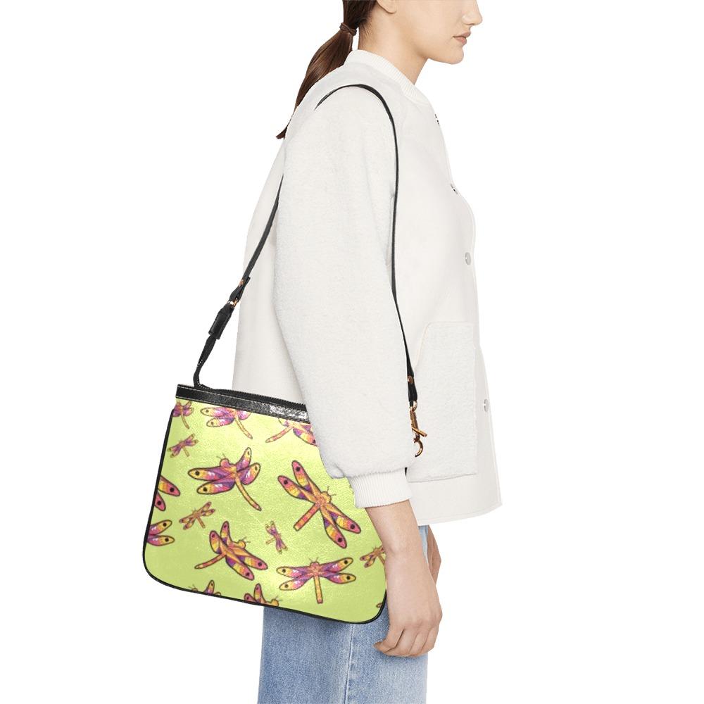 Gathering Lime Small Shoulder Bag (Model 1710) Small Shoulder Bag (1710) e-joyer 