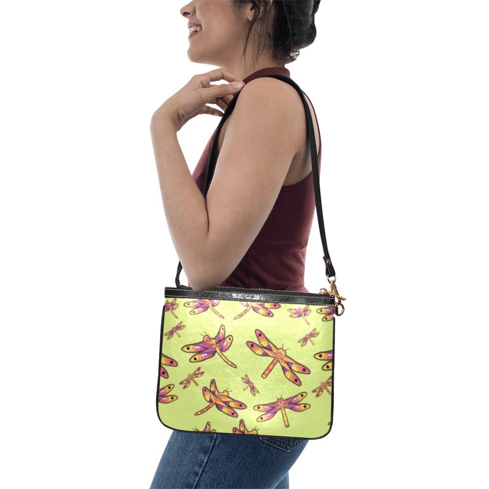 Gathering Lime Small Shoulder Bag (Model 1710) Small Shoulder Bag (1710) e-joyer 