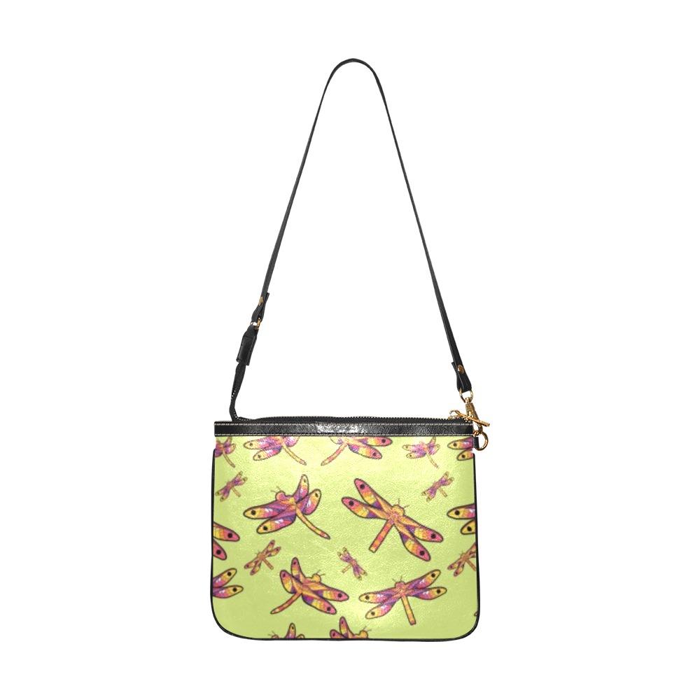 Gathering Lime Small Shoulder Bag (Model 1710) Small Shoulder Bag (1710) e-joyer 