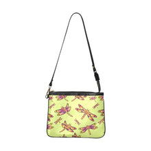 Load image into Gallery viewer, Gathering Lime Small Shoulder Bag (Model 1710) Small Shoulder Bag (1710) e-joyer 
