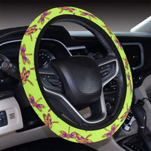 Load image into Gallery viewer, Gathering Lime Steering Wheel Cover with Elastic Edge Steering Wheel Cover with Elastic Edge e-joyer 
