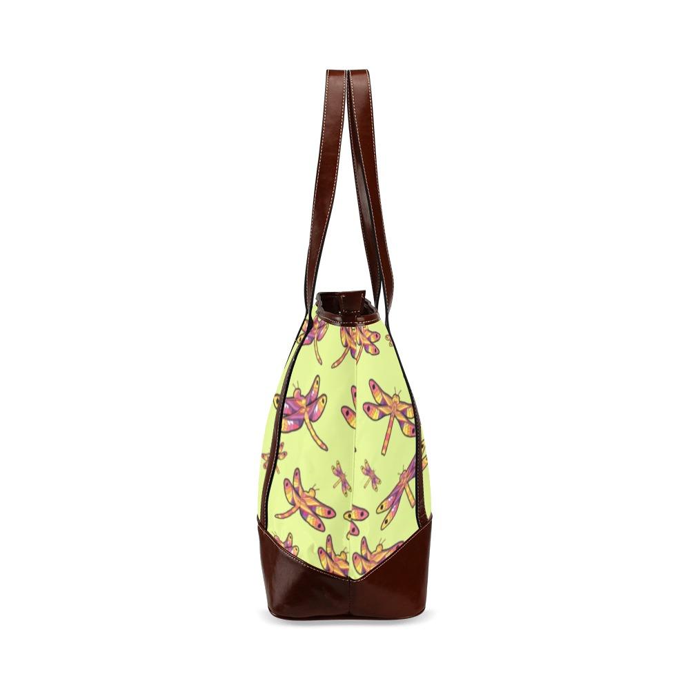 Gathering Lime Tote Handbag (Model 1642) Tote Handbags (1642) e-joyer 