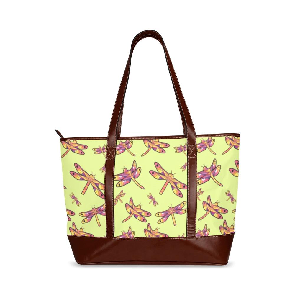 Gathering Lime Tote Handbag (Model 1642) Tote Handbags (1642) e-joyer 