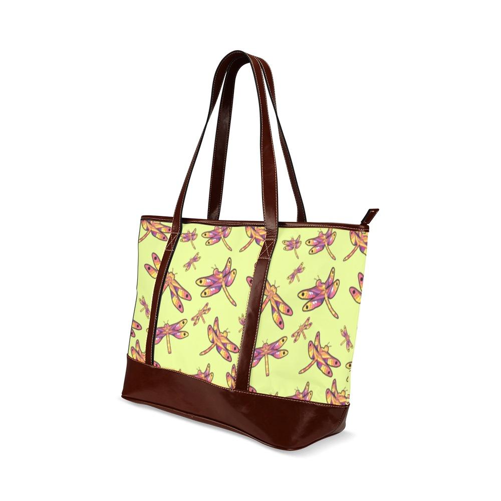 Gathering Lime Tote Handbag (Model 1642) Tote Handbags (1642) e-joyer 