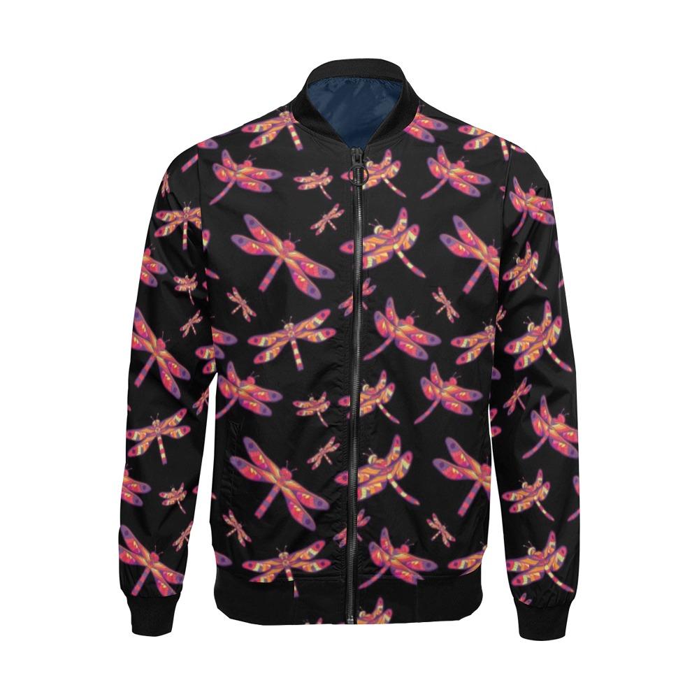 Gathering Noir All Over Print Bomber Jacket for Men (Model H19) Jacket e-joyer 