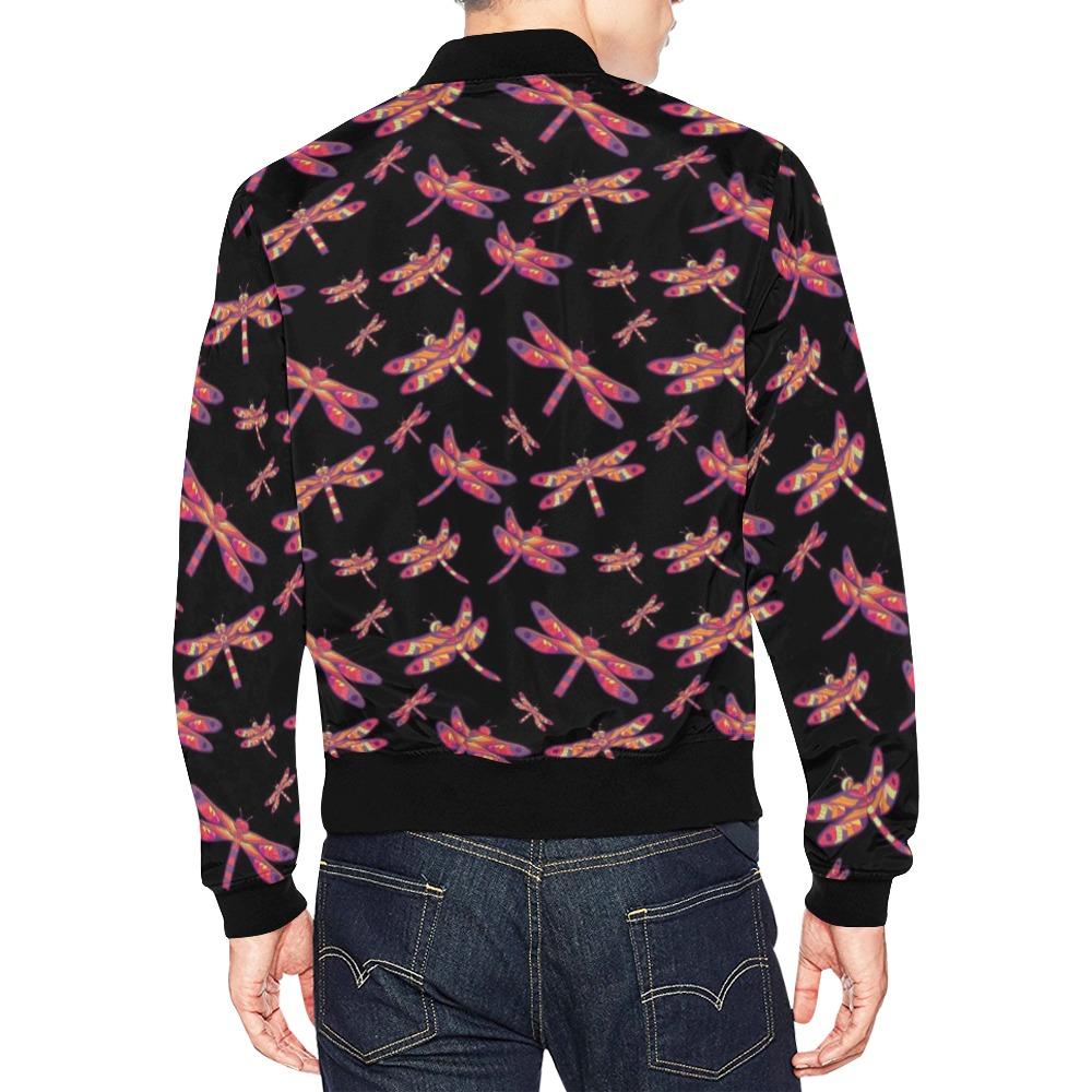 Gathering Noir All Over Print Bomber Jacket for Men (Model H19) Jacket e-joyer 