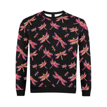 Load image into Gallery viewer, Gathering Noir All Over Print Crewneck Sweatshirt for Men (Model H18) shirt e-joyer 
