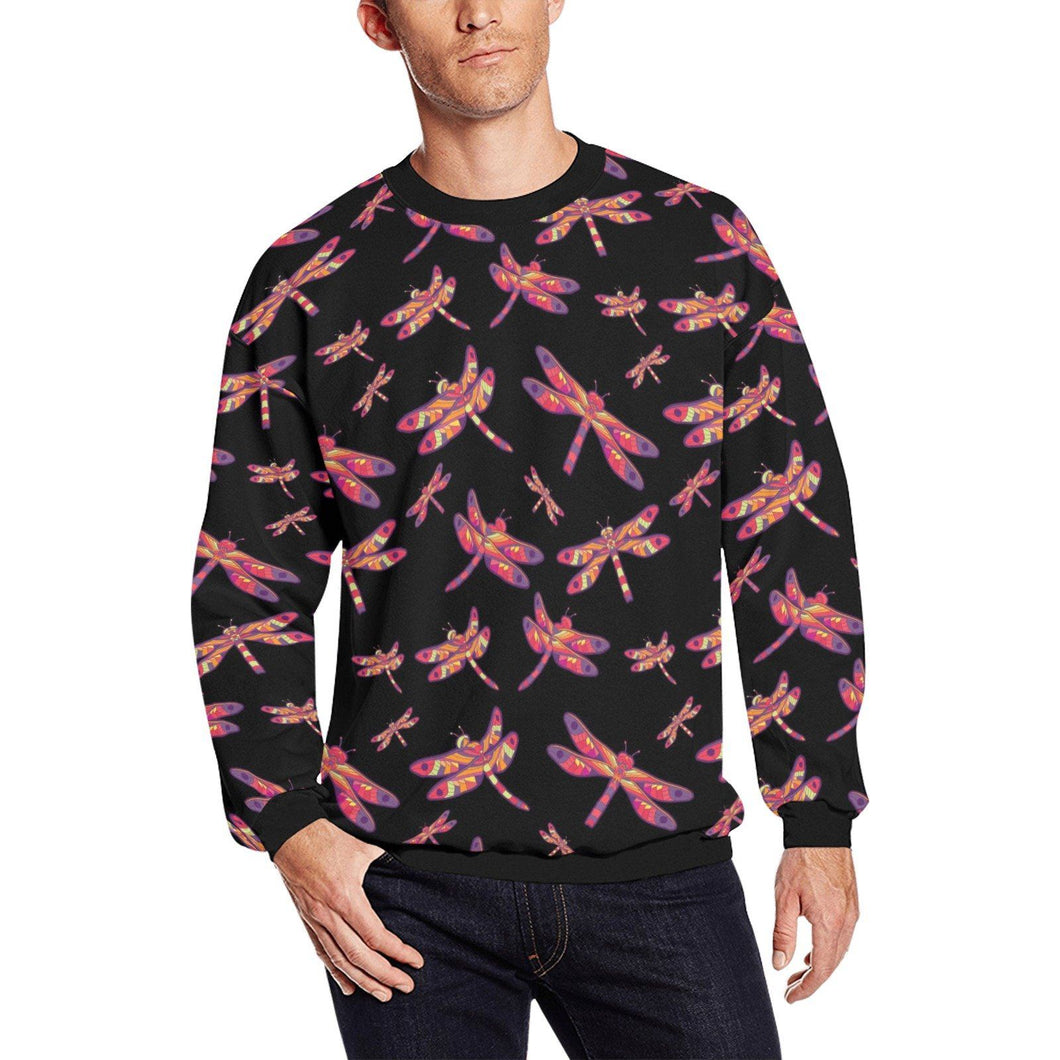 Gathering Noir All Over Print Crewneck Sweatshirt for Men (Model H18) shirt e-joyer 