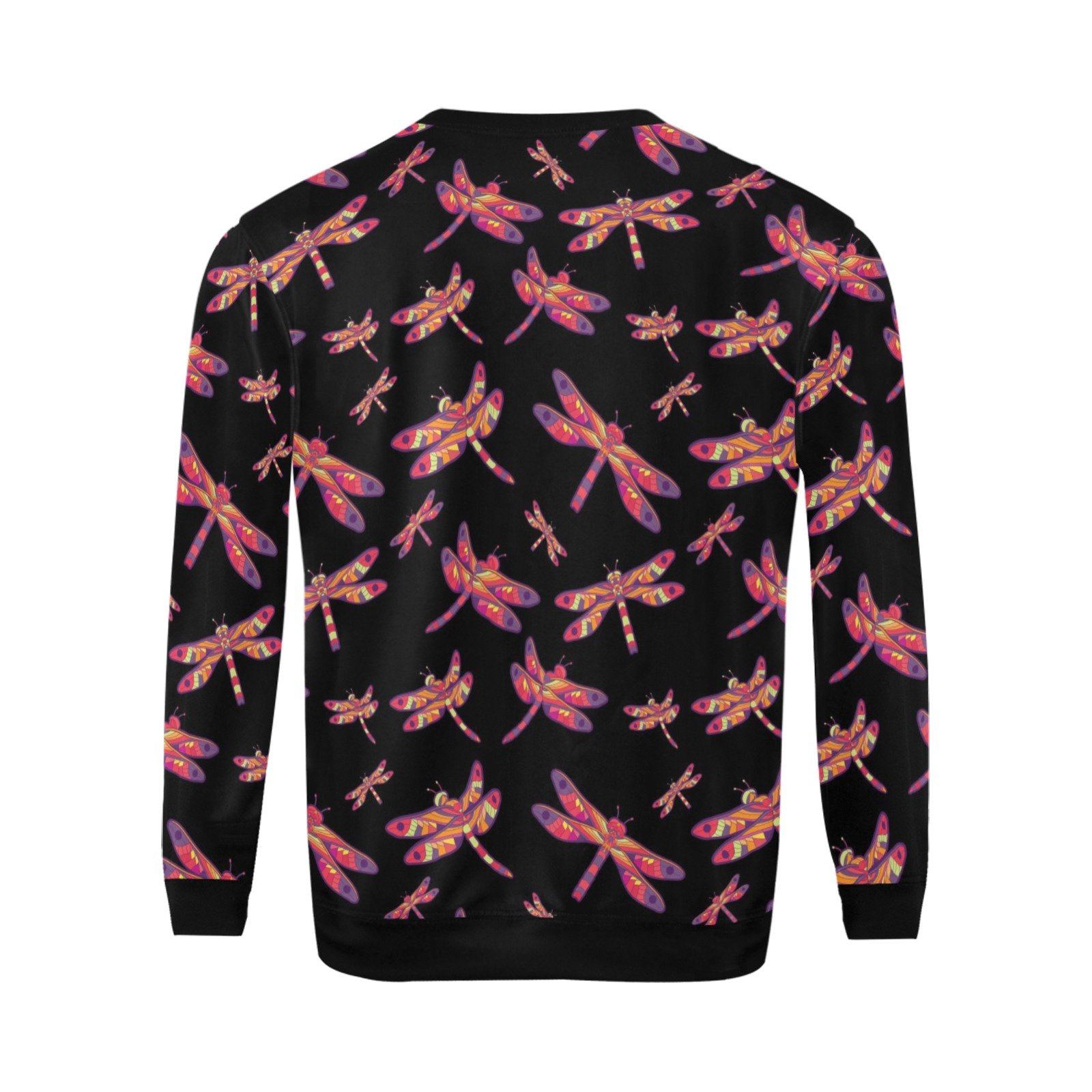 Gathering Noir All Over Print Crewneck Sweatshirt for Men (Model H18) shirt e-joyer 