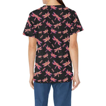 Load image into Gallery viewer, Gathering Noir All Over Print Scrub Top Scrub Top e-joyer 
