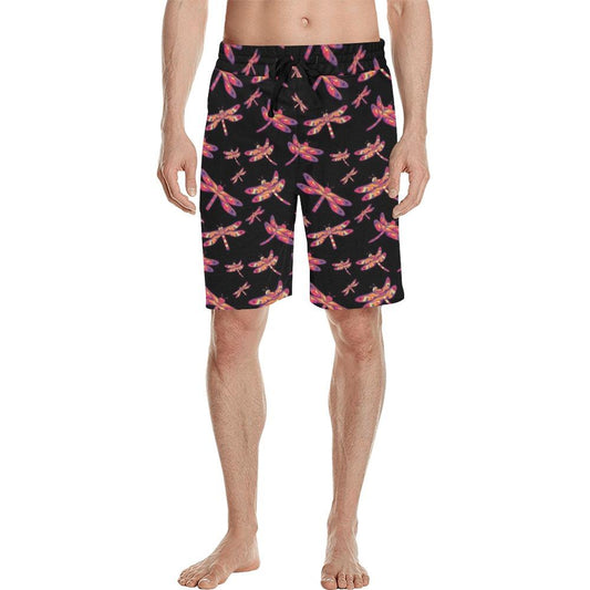 Gathering Noir Men's All Over Print Casual Shorts (Model L23) Men's Casual Shorts (L23) e-joyer 