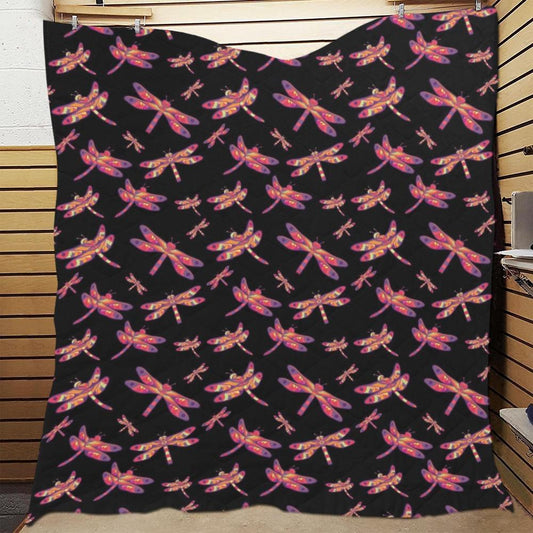 Gathering Noir Quilt 70"x80" Quilt 70"x80" e-joyer 