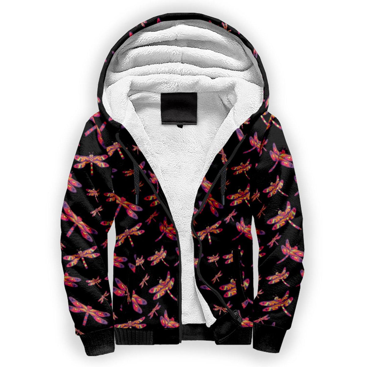 Gathering Noir Sherpa Hoodie by 49 Dzine