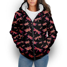 Load image into Gallery viewer, Gathering Noir Sherpa Hoodie hoodie Herman 
