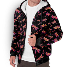 Load image into Gallery viewer, Gathering Noir Sherpa Hoodie hoodie Herman 
