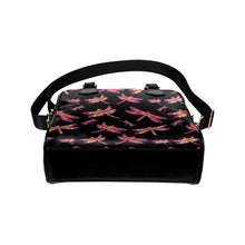 Load image into Gallery viewer, Gathering Noir Shoulder Handbag (Model 1634) Shoulder Handbags (1634) e-joyer 
